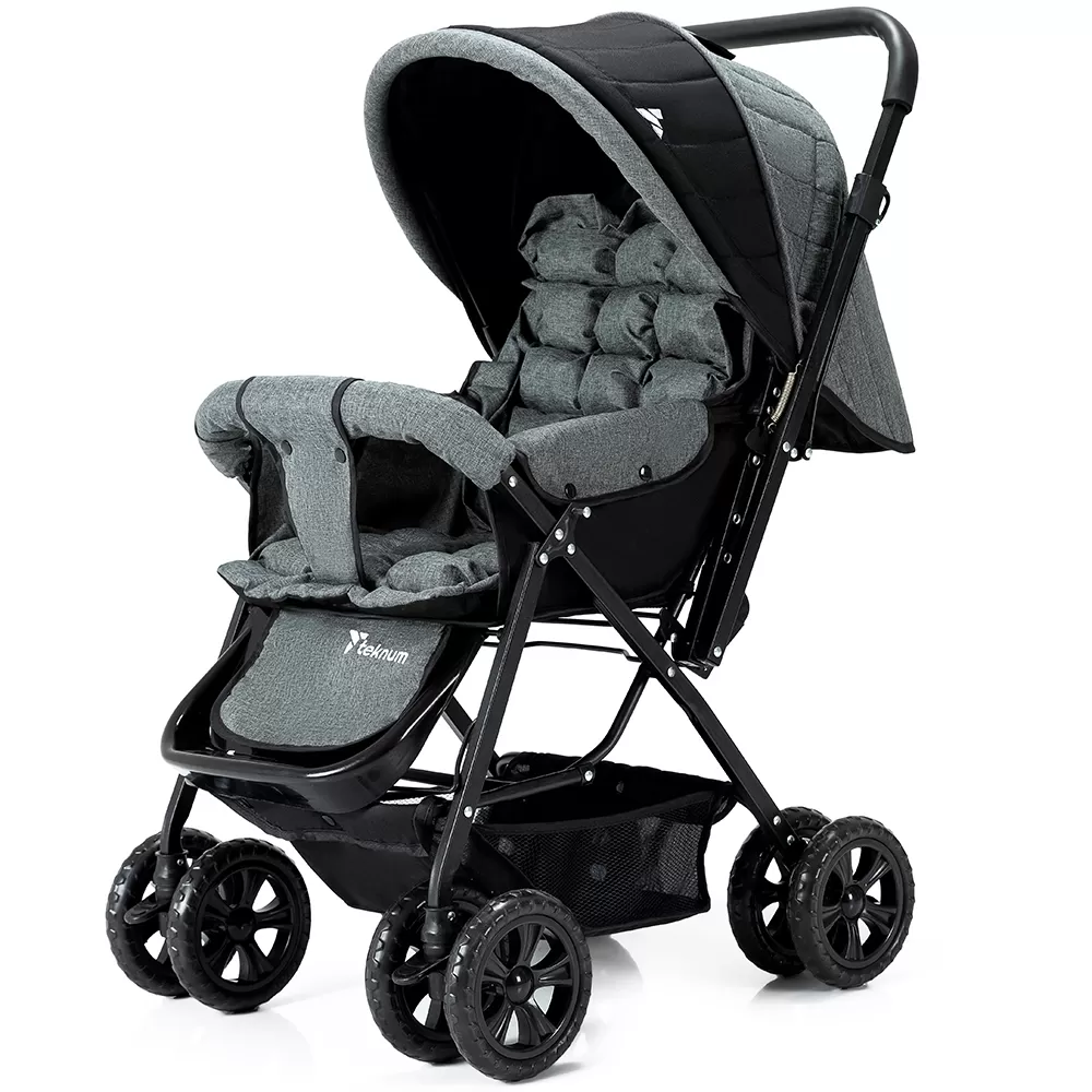 Teknum Reversible Look at Me Stroller - Grey