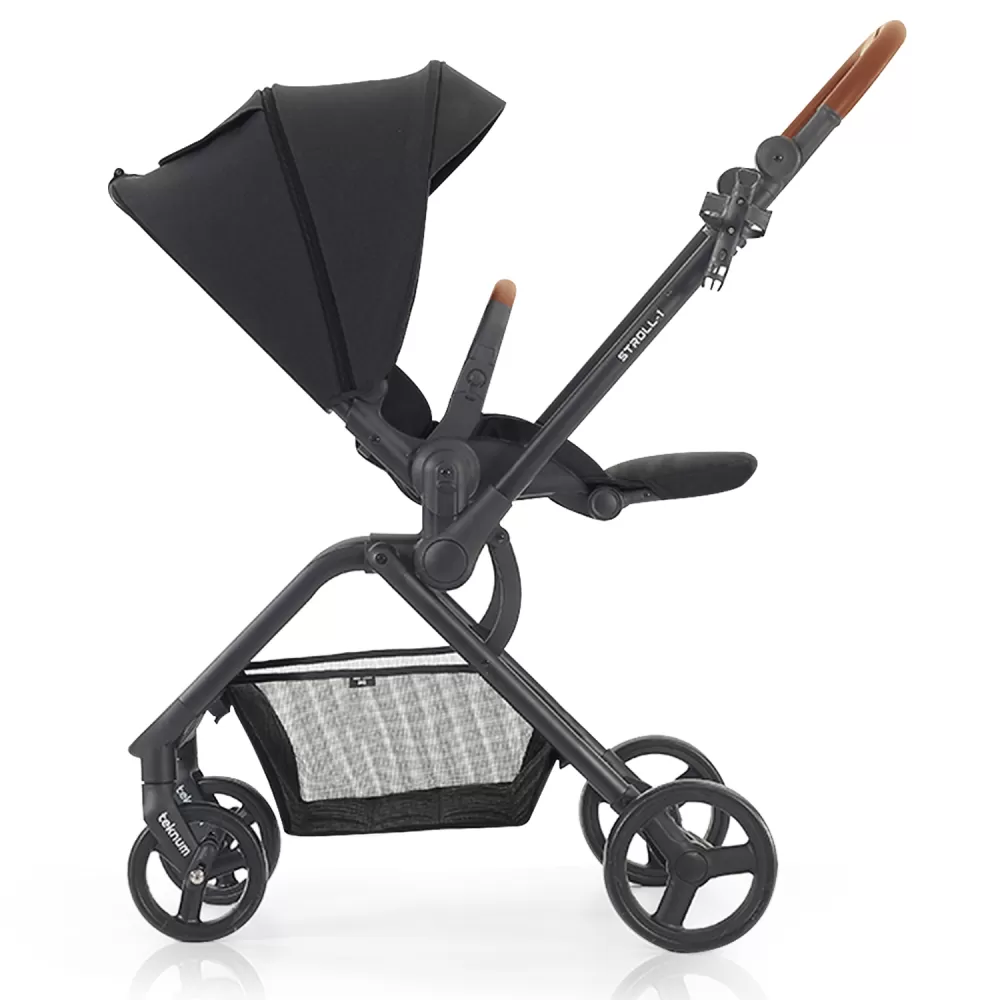 Teknum STROLL-1 Reversible Travel Stroller-Black