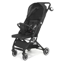 Teknum Travel Cabin Stroller with Coffee Cup Holder - Black