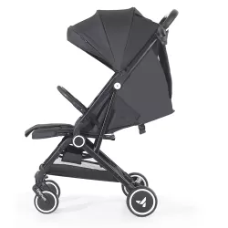 Teknum Travel Cabin Stroller with Coffee Cup Holder - Black