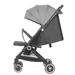 Teknum Travel Cabin Stroller with Coffee Cup Holder - Grey