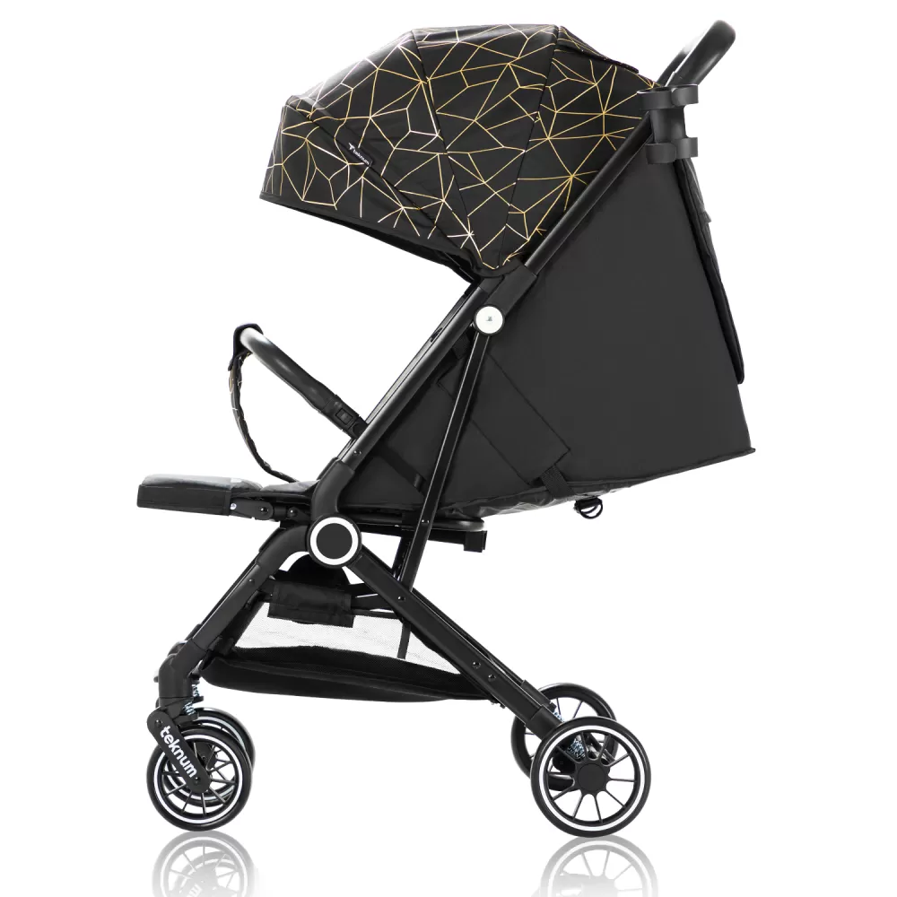 TEKNUM TravelZen Stroller with Coffee Cup Holder - Black Gold