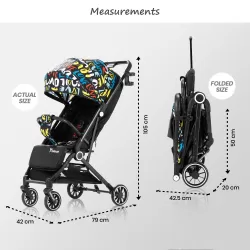 TEKNUM TravelZen Stroller with Coffee Cup Holder - Love