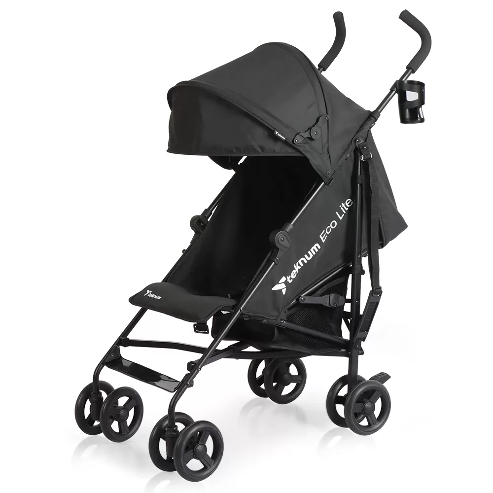 TEKNUM Eco Lite 2 Stroller with Cup holder - Black