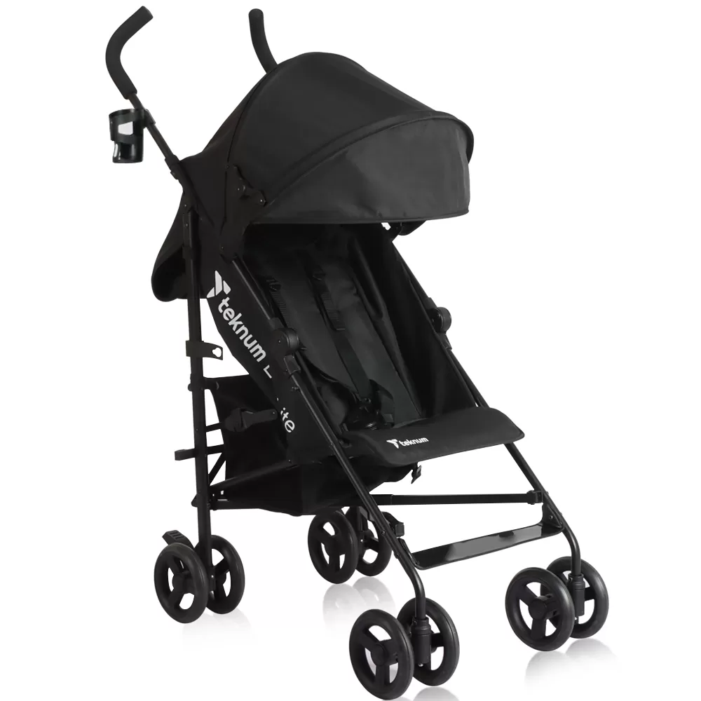 TEKNUM Eco Lite 2 Stroller with Cup holder - Black