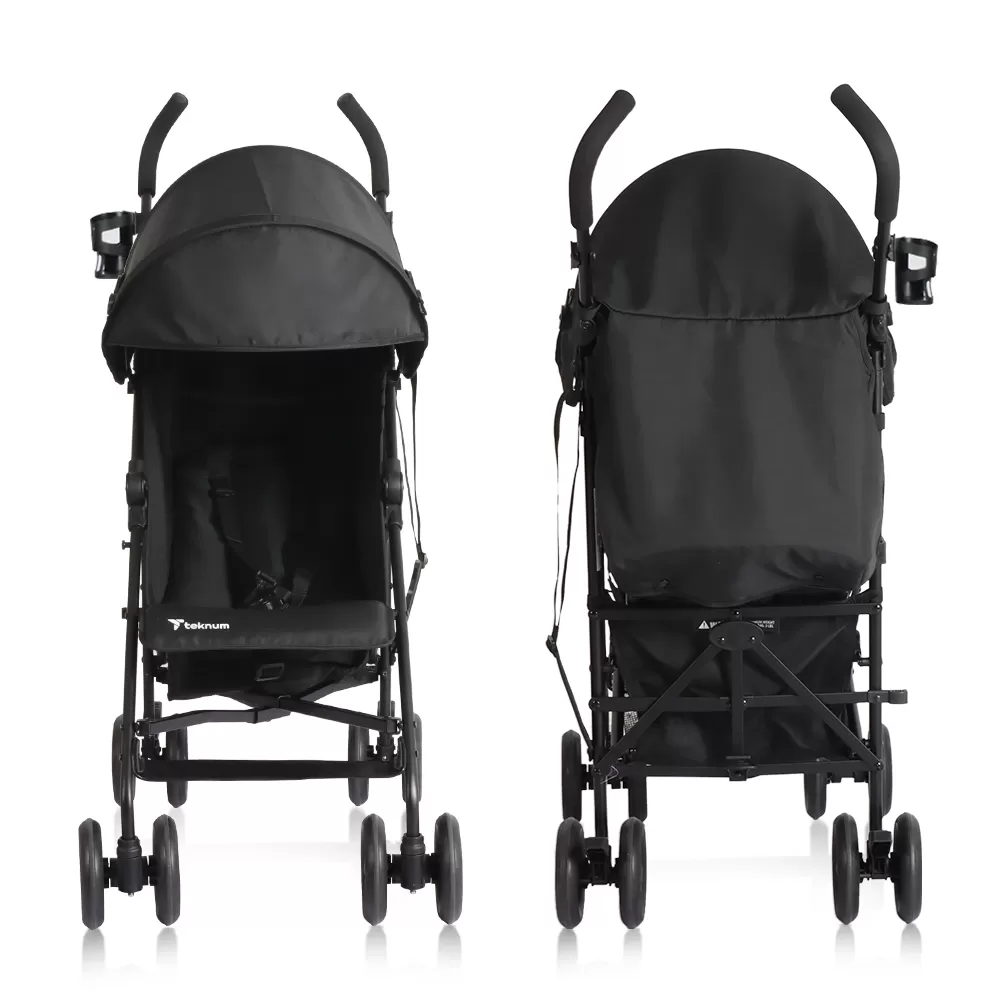 TEKNUM Eco Lite 2 Stroller with Cup holder - Black