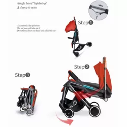 Travel Lite Stroller - SLD by Teknum - Red