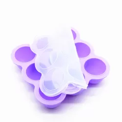 Eazy Kids Plate - Baby Food Freezer Tray - Purple