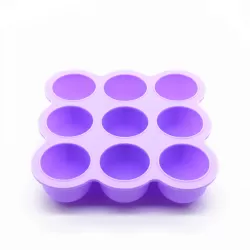 Eazy Kids Plate - Baby Food Freezer Tray - Purple